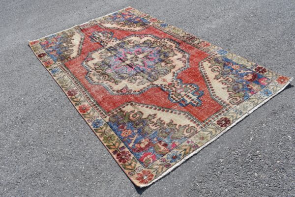 4.4 ft. x 7.1 ft. Vintage Turkish Rug TR09297 Image 3