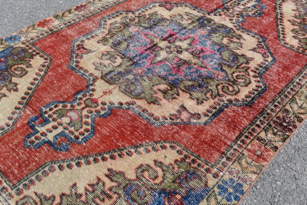 4.4 ft. x 7.1 ft. Vintage Turkish Rug TR09297 Image 5