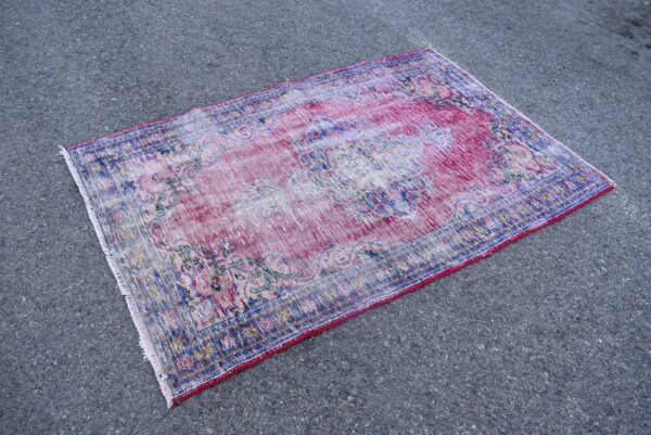 3.8 ft. x 6.2 ft. Vintage Turkish Rug TR09557 Image 1