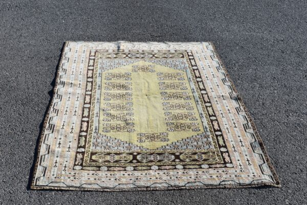 4.1 ft. x 6 ft. Vintage Turkish Rug TR09707 Image 2