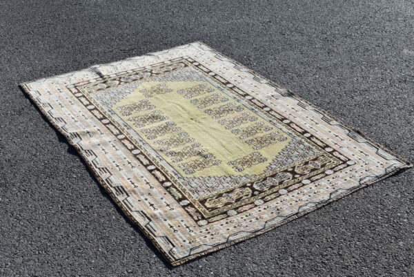 4.1 ft. x 6 ft. Vintage Turkish Rug TR09707 Image 3