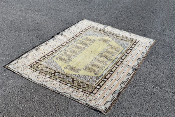 4.1 ft. x 6 ft. Vintage Turkish Rug TR09707 Image 1