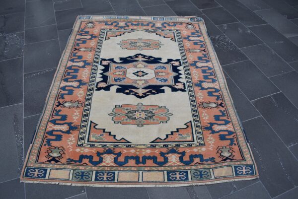 4.3 ft. x 5.8 ft. Vintage Turkish Rug TR09787 Image 2