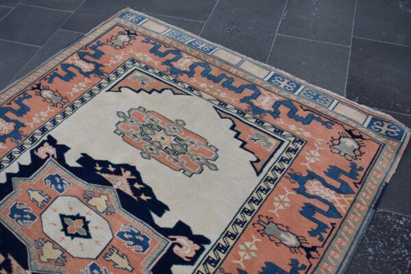 4.3 ft. x 5.8 ft. Vintage Turkish Rug TR09787 Image 4