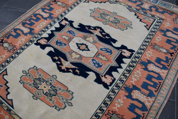4.3 ft. x 5.8 ft. Vintage Turkish Rug TR09787 Image 5
