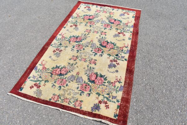 3.7 ft. x 6.6 ft. Vintage Turkish Rug TR10047 Image 1
