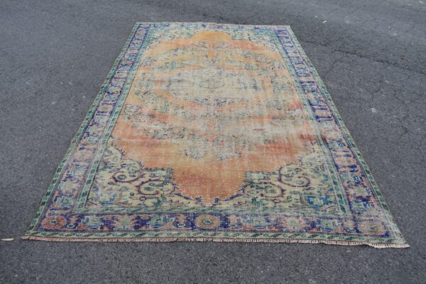 6.1 ft. x 9.9 ft. Vintage Turkish Rug TR10147 Image 2