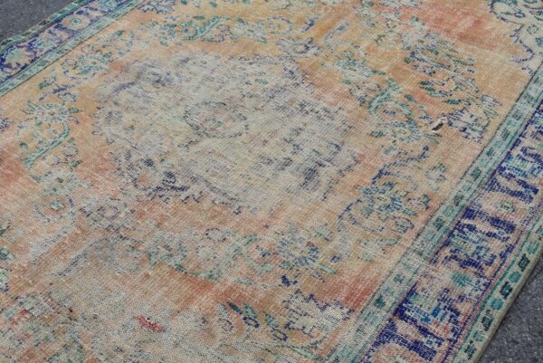 6.1 ft. x 9.9 ft. Vintage Turkish Rug TR10147 Image 4