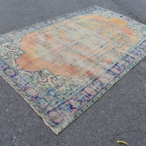 6.1 ft. x 9.9 ft. Vintage Turkish Rug TR10147 Image 1