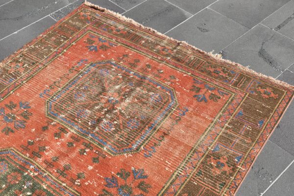 4.4 ft. x 12 ft. Vintage Turkish Rug TR10167 Image 4