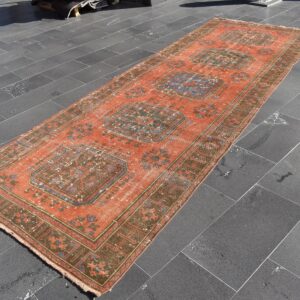 4.4 ft. x 12 ft. Vintage Turkish Rug TR10167 Image 1