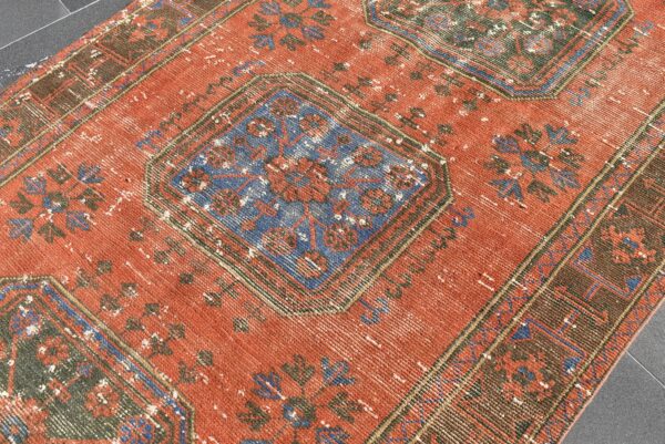 4.4 ft. x 12 ft. Vintage Turkish Rug TR10167 Image 5