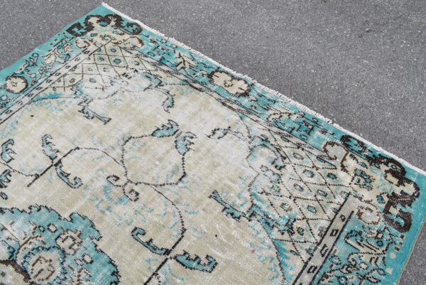 6.1 ft. x 9.2 ft. Vintage Turkish Rug TR10367 Image 4