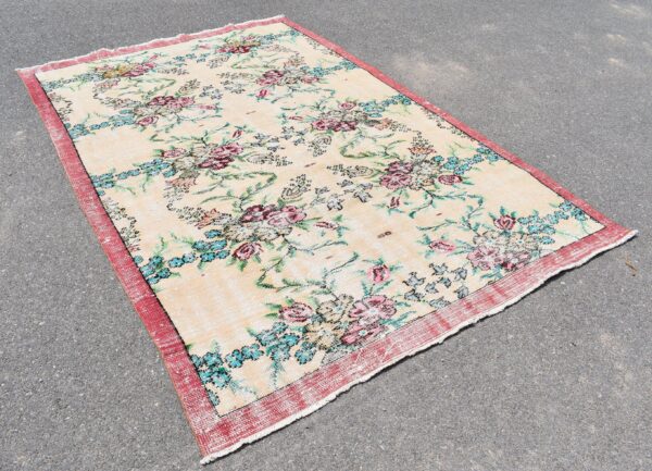 6 ft. x 12.4 ft. Vintage Turkish Rug TR10417 Image 2