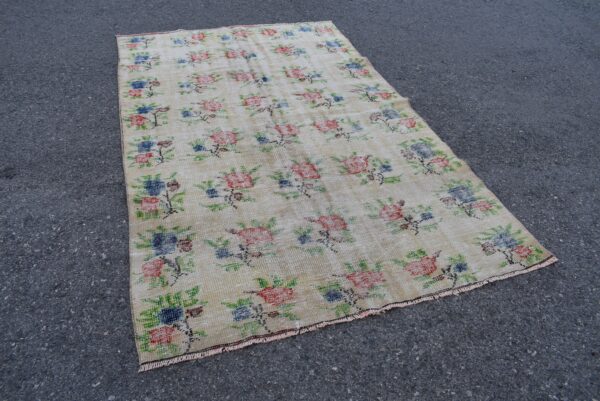 5.2 ft. x 8.1 ft. Vintage Turkish Rug TR10687 Image 3