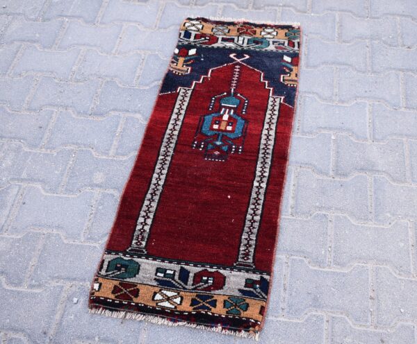 1.3 ft. x 3.6 ft. Vintage Turkish Rug TR10707 Image 1