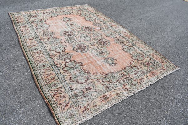 6.3 ft. x 8.9 ft. Vintage Turkish Rug TR10877 Image 3