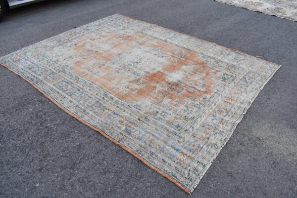 7.3 ft. x 9.6 ft. Vintage Turkish Rug TR11117 Image 3