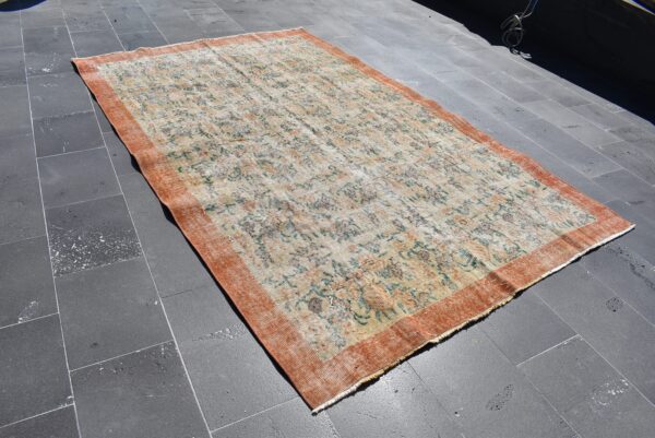 5.7 ft. x 9.1 ft. Vintage Turkish Rug TR11167 Image 2