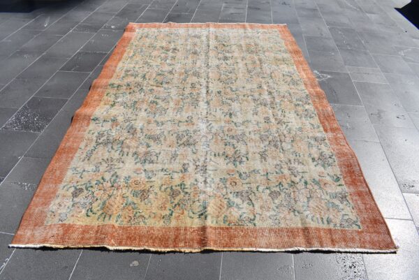 5.7 ft. x 9.1 ft. Vintage Turkish Rug TR11167 Image 3
