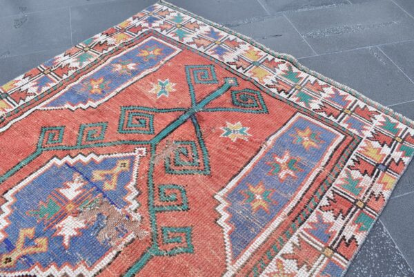 3.8 ft. x 5.9 ft. Vintage Turkish Rug TR11187 Image 4