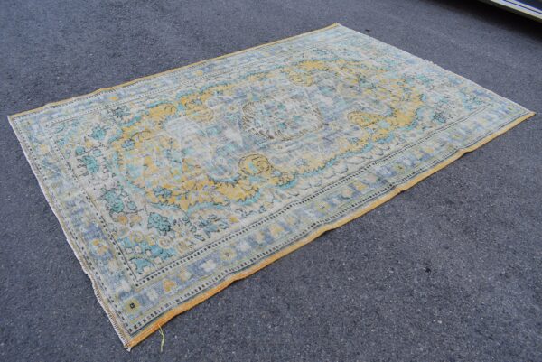 6.1 ft. x 9.5 ft. Vintage Turkish Rug TR11257 Image 3