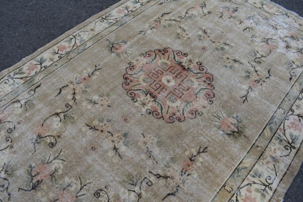6.2 ft. x 9.5 ft. Vintage Turkish Rug TR11277 Image 4