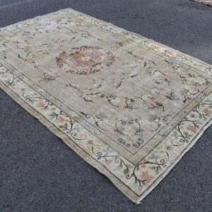 6.2 ft. x 9.5 ft. Vintage Turkish Rug TR11277 Image 1