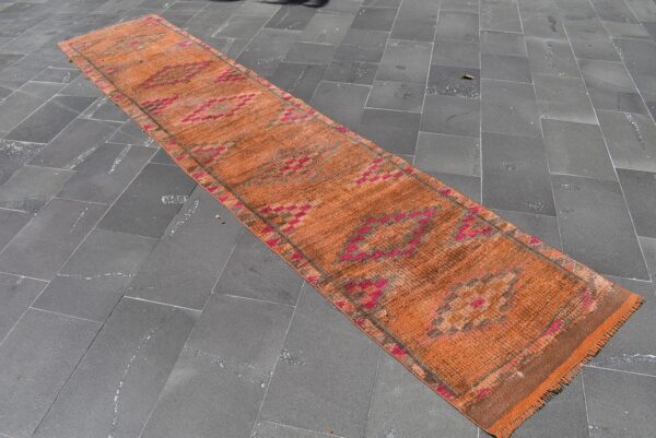 2.6 ft. x 12.3 ft. Vintage Turkish Rug TR11307 Image 2