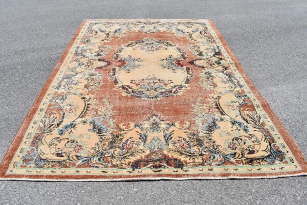 6.9 ft. x 9.9 ft. Vintage Turkish Rug TR11327 Image 2