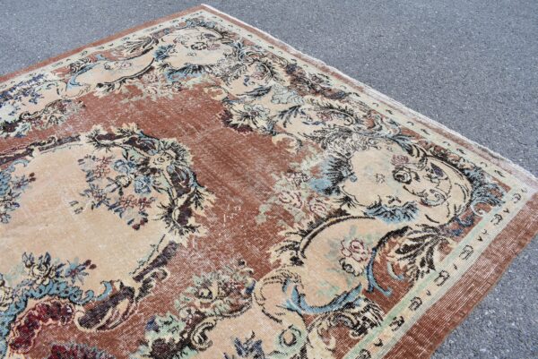 6.9 ft. x 9.9 ft. Vintage Turkish Rug TR11327 Image 4