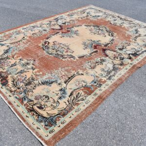 6.9 ft. x 9.9 ft. Vintage Turkish Rug TR11327 Image 1