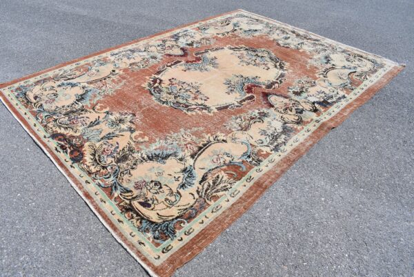 6.9 ft. x 9.9 ft. Vintage Turkish Rug TR11327 Image 1