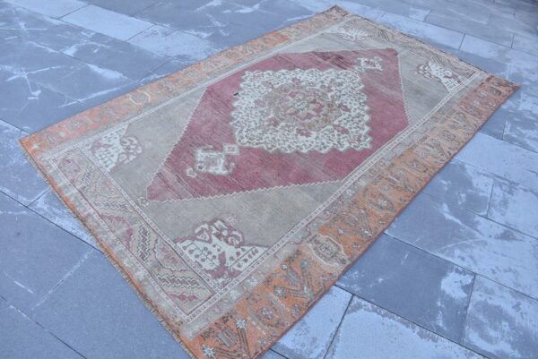 4.6 ft. x 7.9 ft. Vintage Turkish Rug TR11407 Image 2
