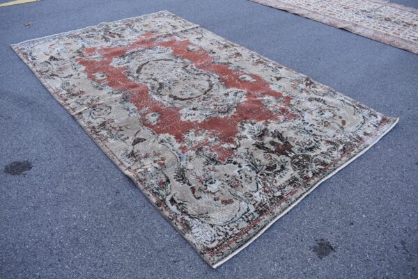 6.2 ft. x 10 ft. Vintage Turkish Rug TR11517 Image 3