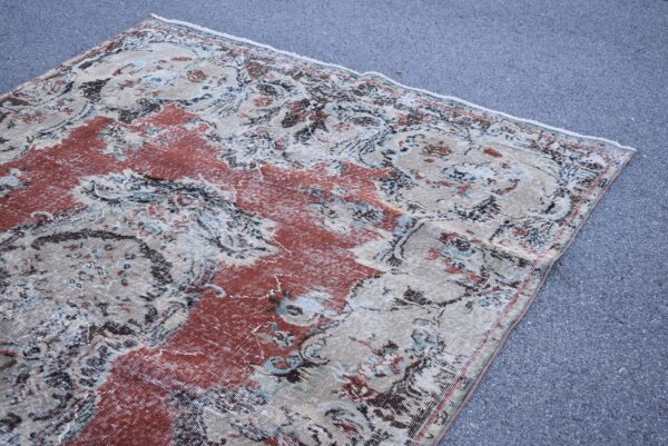 6.2 ft. x 10 ft. Vintage Turkish Rug TR11517 Image 4