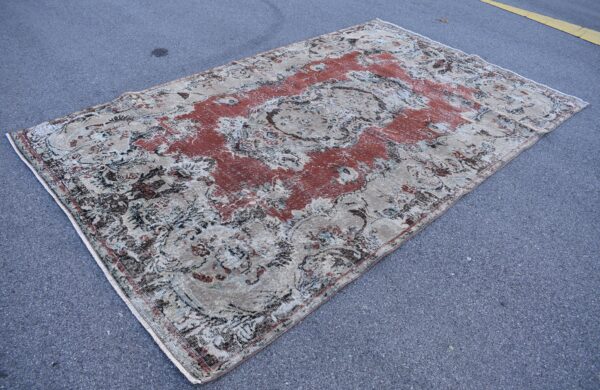 6.2 ft. x 10 ft. Vintage Turkish Rug TR11517 Image 1