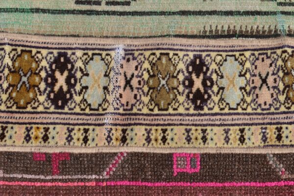 3 ft. x 7.8 ft. Vintage Patchwork Rug TR21454 Image 6