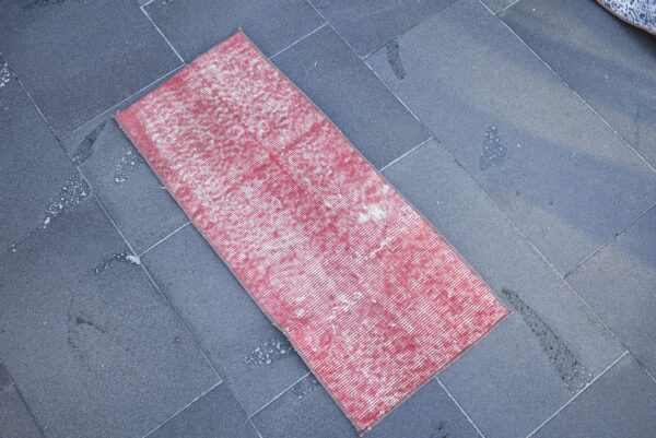 1.1 ft. x 2.6 ft. Vintage Overdyed Rug TR27463 Image 2