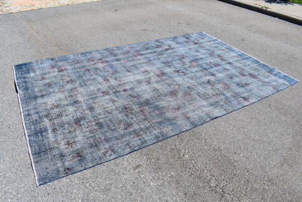 6.4 ft. x 10.4 ft. Vintage Overdyed Rug TR27493 Image 1