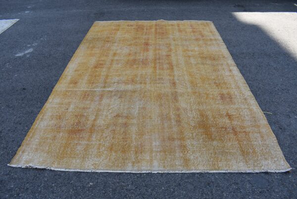 6.8 ft. x 10 ft. Vintage Overdyed Rug TR27523 Image 3