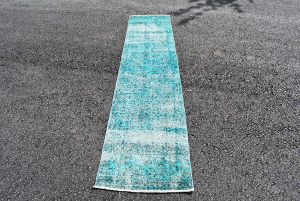 2 ft. x 9.4 ft. Vintage Overdyed Rug TR27693 Image 2