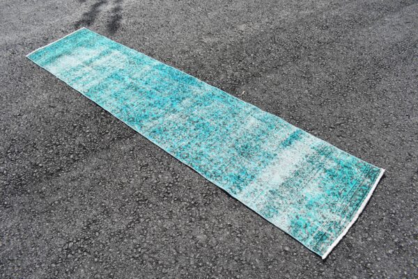 2 ft. x 9.4 ft. Vintage Overdyed Rug TR27693 Image 3
