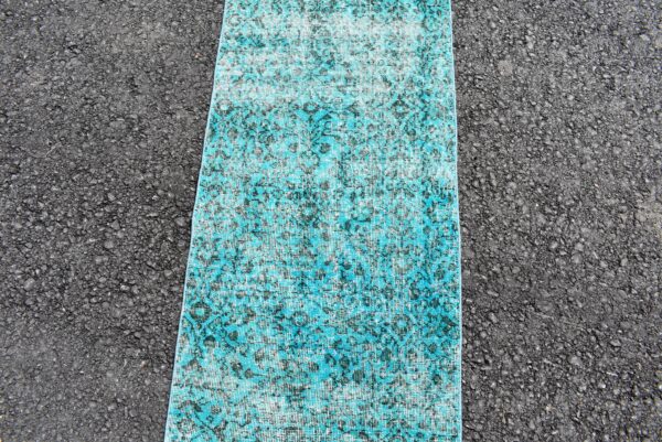 2 ft. x 9.4 ft. Vintage Overdyed Rug TR27693 Image 4