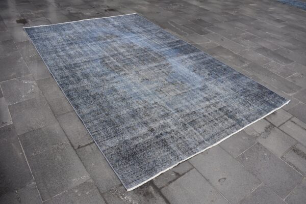 6.1 ft. x 9.5 ft. Vintage Overdyed Rug TR27713 Image 3