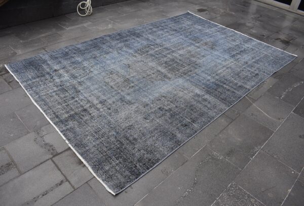 6.1 ft. x 9.5 ft. Vintage Overdyed Rug TR27713 Image 1