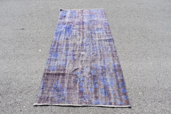3.5 ft. x 8.1 ft. Vintage Overdyed Rug TR27733 Image 2