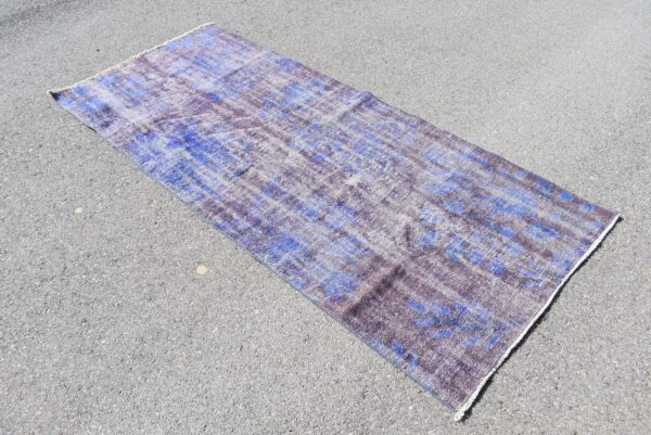 3.5 ft. x 8.1 ft. Vintage Overdyed Rug TR27733 Image 3