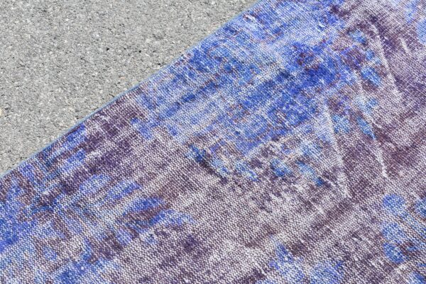 3.5 ft. x 8.1 ft. Vintage Overdyed Rug TR27733 Image 5