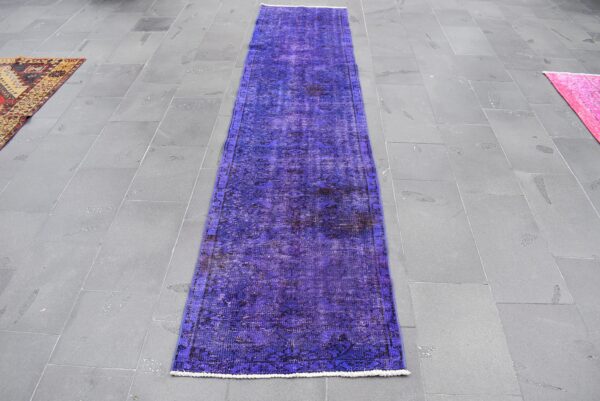 2.5 ft. x 10.7 ft. Vintage Overdyed Rug TR27853 Image 2